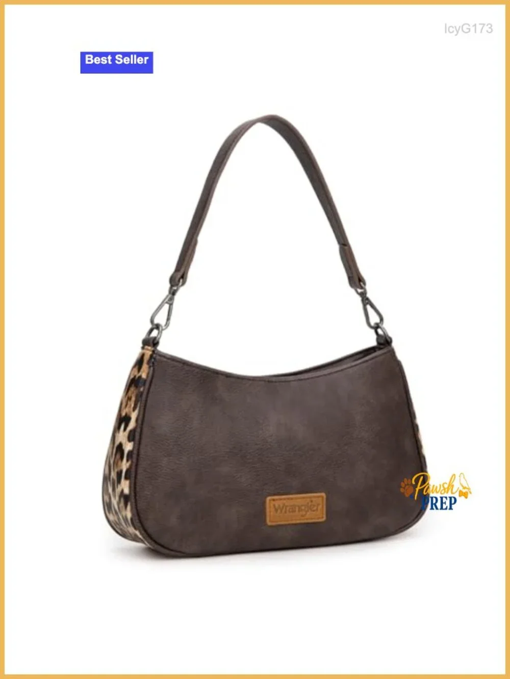 Faux Leather Hobo Handbag with Aztec Print, Crossbody, Detachable Straps,